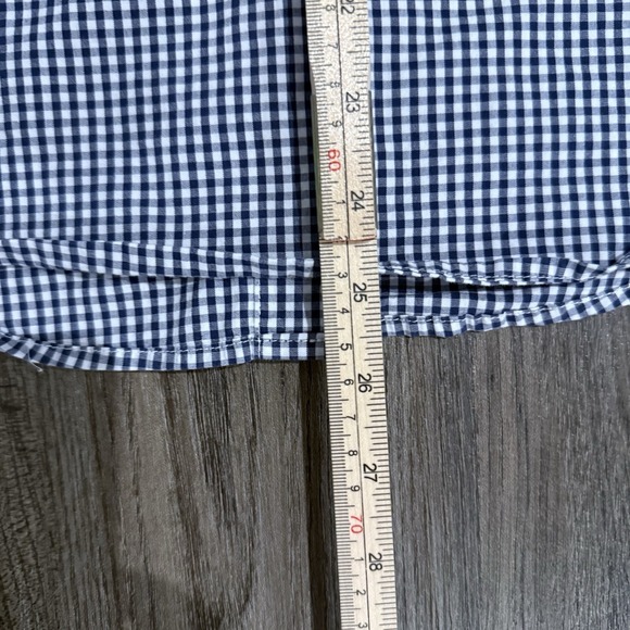 ABERCROMBIE & FITCH Mens Black Check Long Sleeve Button Down Medium - Picture 5 of 9